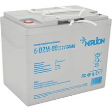 Акумулятор MERLION AGM 12V 80Ah (6-DZM-80)