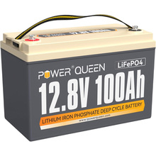 Акумулятор POWER QUEEN LiFePO4 12V 100Ah (PowerQueen-128V100Ah-H19)