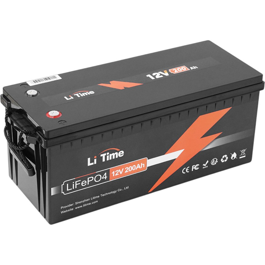 Акумулятор LI-TIME LiFePO4 12.8V 200Ah (Litime-128V200Ah) Напруга 12.8