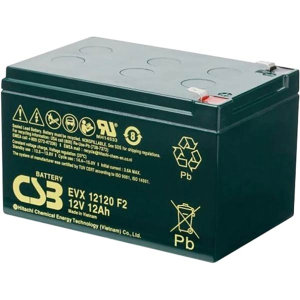 Аккумулятор CSB AGM 12V 12Ah ( EVX12120)