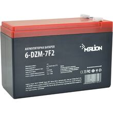 Акумулятор MERLION AGM 12V 7Ah F2 (6-DZM-7)