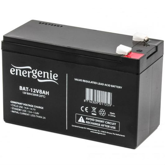 Акумулятор ENERGENIE BAT-12V8AH