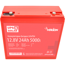 Аккумулятор MERLION 12.8V 24Ah (LFP12.8-24US)