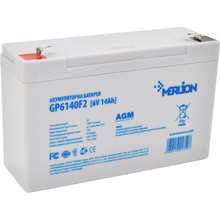 Акумулятор MERLION AGM 6V 14Ah (GP614F2)