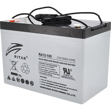 Акумулятор RITAR AGM 12V 100Ah Q1 Gray (RA12-100S)