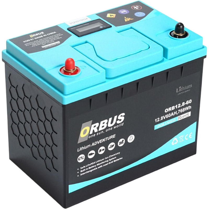 Аккумулятор ORBUS LiFePO4 12.8V 60Ah (LIT12-60)