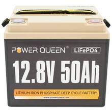Акумулятор POWER QUEEN LiFePO4 12.8V 640Wh BMS 50A (128V50Ah)
