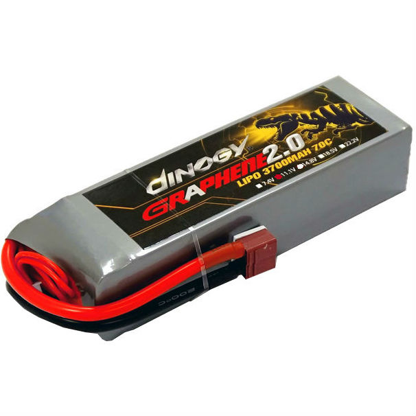 

Аккумулятор DINOGY G2.0 Li-Pol 3700mAh 11.1V 3S 70C T-Plug, G2.0Li-Pol 3700mAh 11.1V 3S 70C 25x46x138ммT-Plug