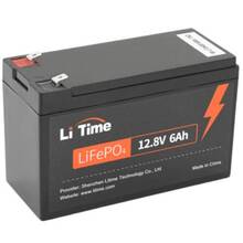 Аккумулятор LITIME 12.8V 6Ач 76Wh BMS 6A F2 (LiFePO4-12.8-6)