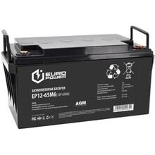 Акумуляторна батарея EUROPOWER AGM 12V 65Ah (EP12-65M6)