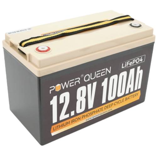 Акумулятор POWER QUEEN LiFePO4 12.8V 1280Wh BMS 100A (128V100AhBASIC) Напруга 12.8
