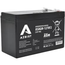 Акумулятор AZBIST Super AGM 12V 7.0Ah Black Case (ASAGM-1270F2)