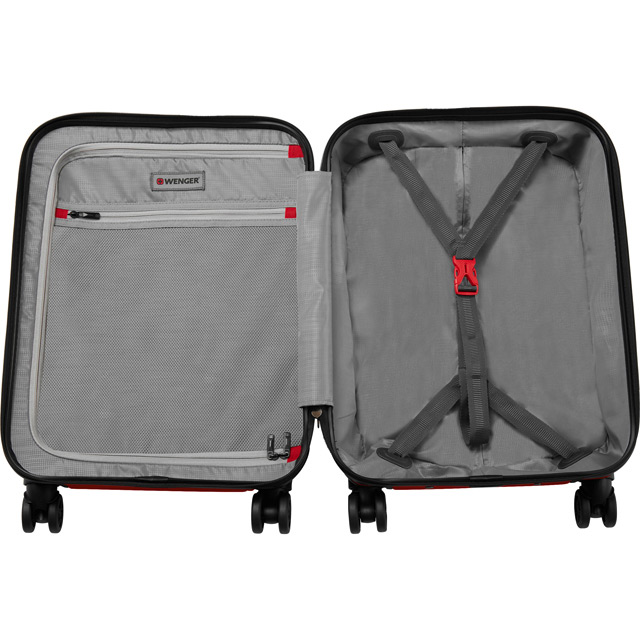 Дорожный чемодан WENGER Lumen 20" S Red (604337) Замок встроенный TSA