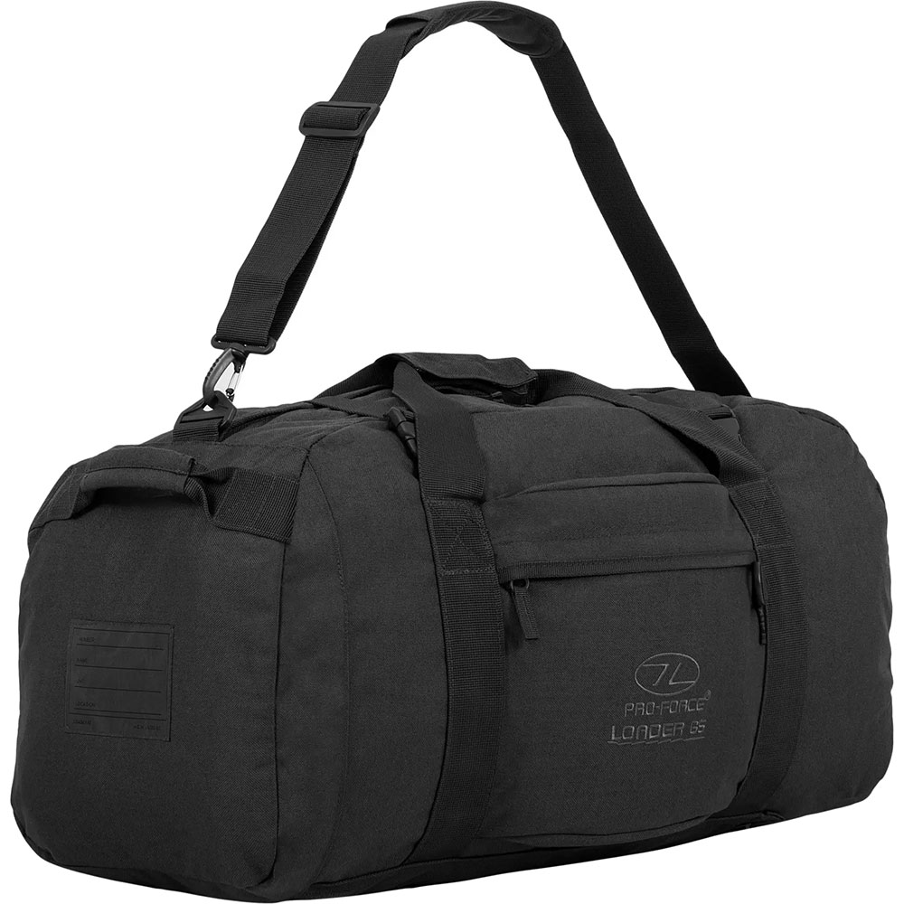 Дорожня сумка Highlander Loader Holdall 65 Black (LR065-BK) Замок без замка