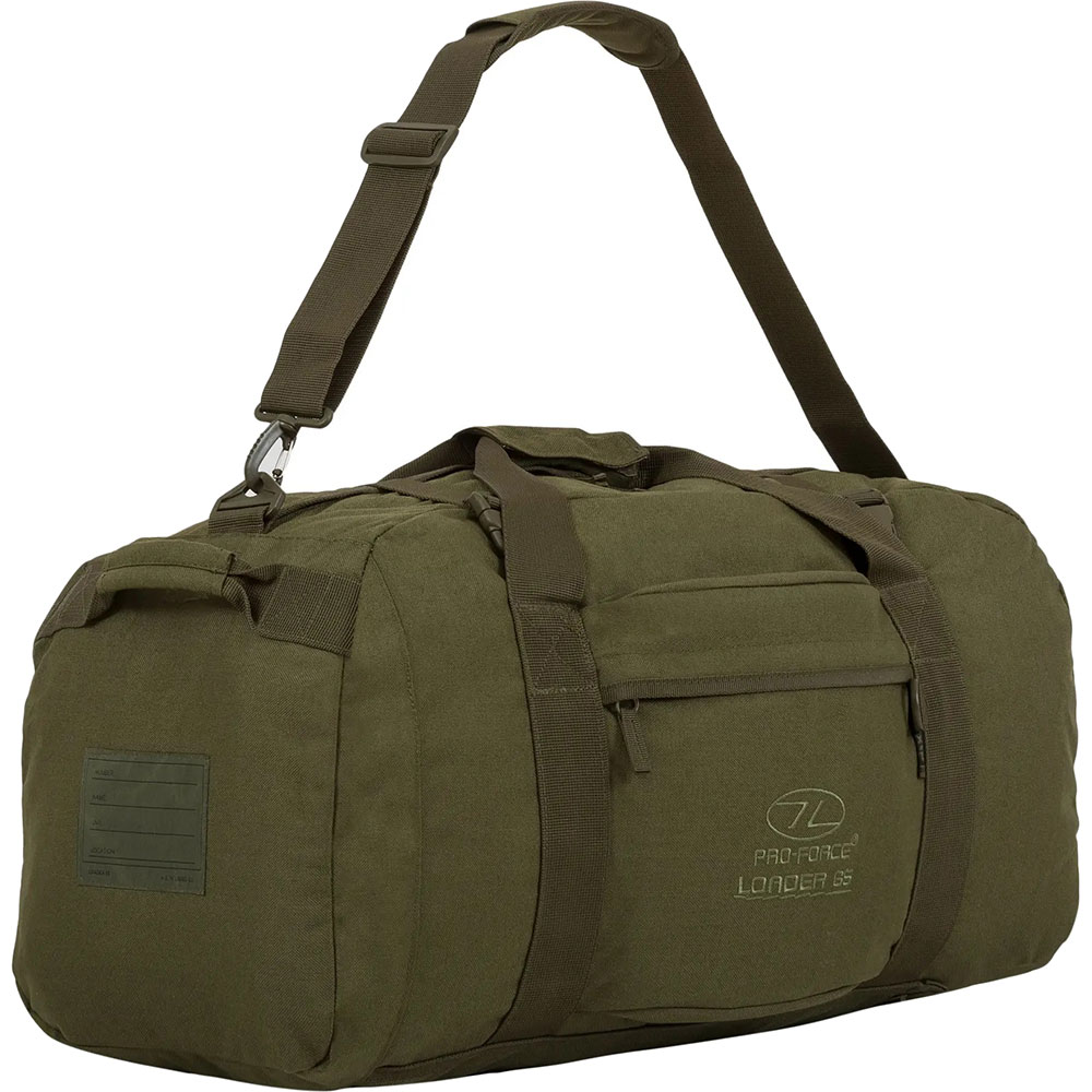 Дорожня сумка Highlander Loader Holdall 65 Olive (LR065-OG) Замок без замка