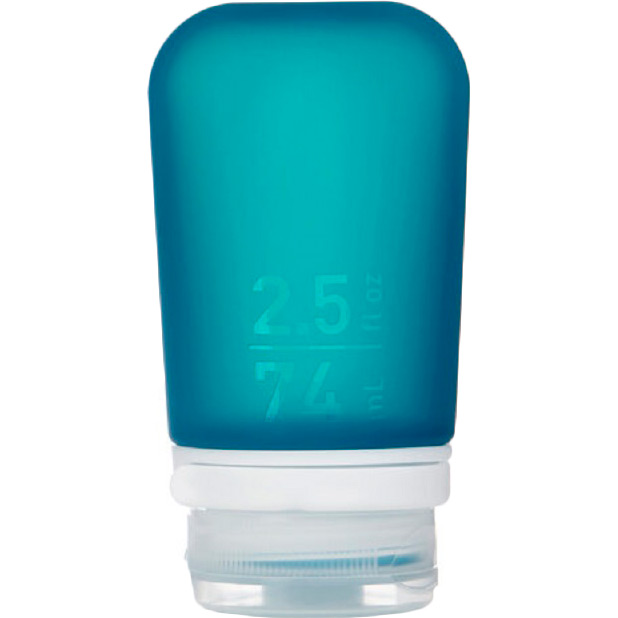 

Силиконовая бутылочка HUMANGEAR GoToob+ Medium 74 мл Teal (022.0020), Силіконова пляшечка GoToob+ Medium teal