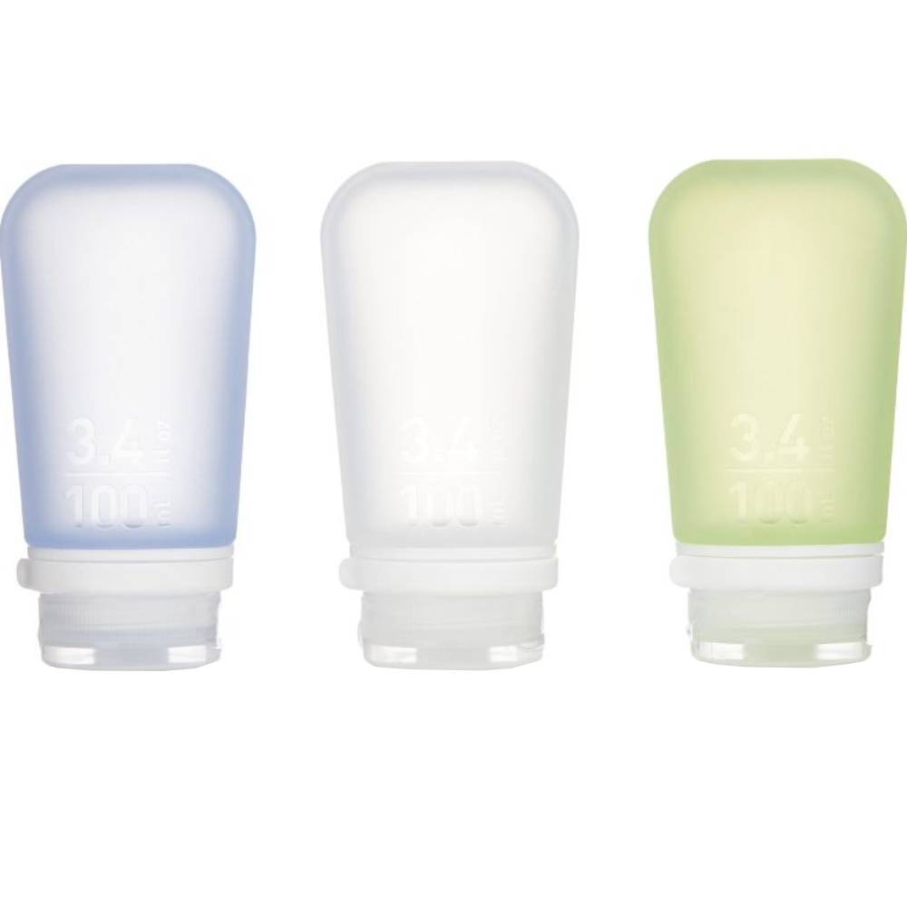 

Набор силиконовых бутылочек HUMANGEAR GoToob+ 3-Pack Large 3 х 101 мл (022.0041), Набір силіконових пляшечок GoToob+ 3-Pack