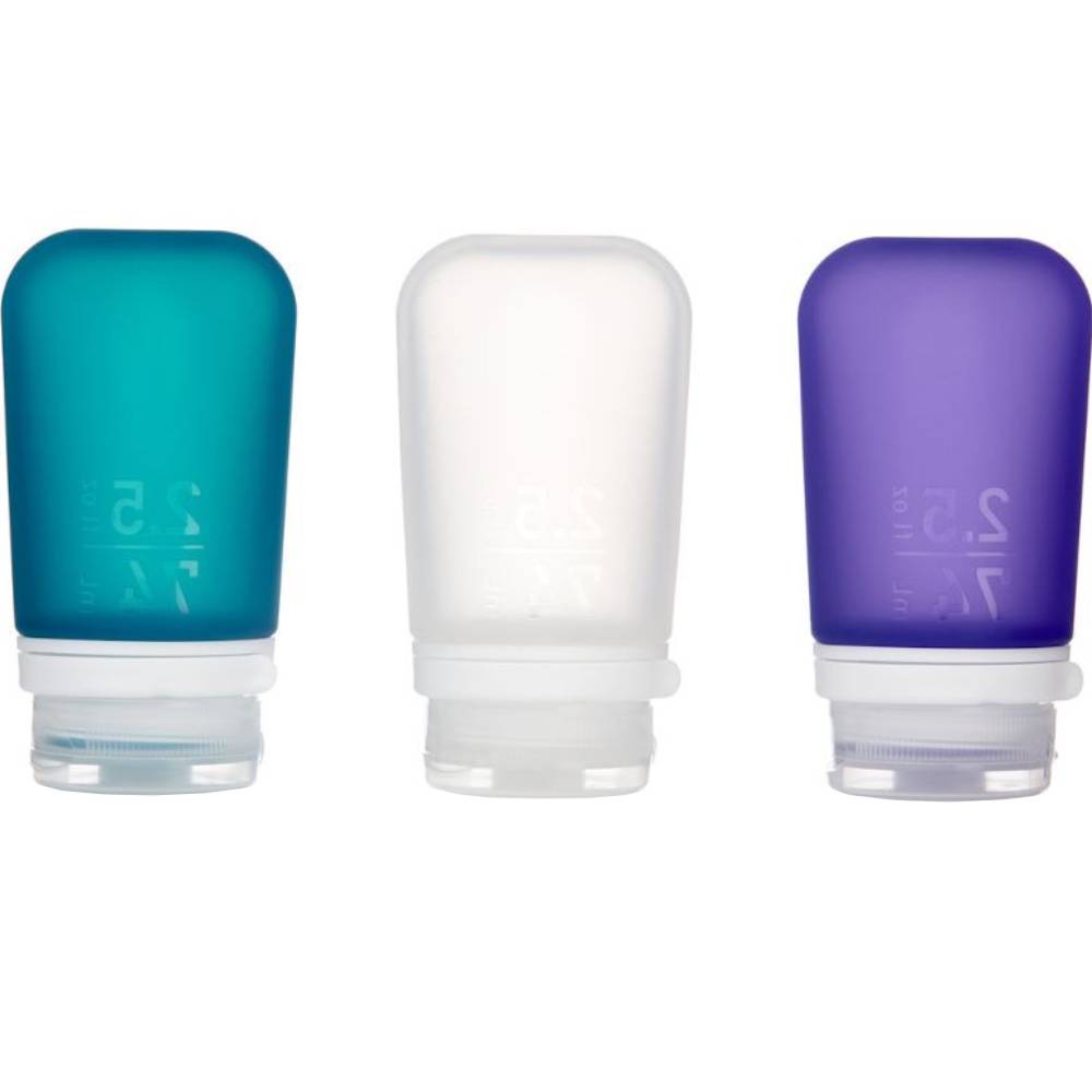 

Набор силиконовых бутылочек HUMANGEAR GoToob+ 3-Pack Medium 3 х 74 мл (022.0040), Набір силіконових пляшечок GoToob+ 3-Pack