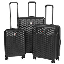 Набор чемоданов дорожных WENGER Lumen Set 20", 24", 28" Black (604333)