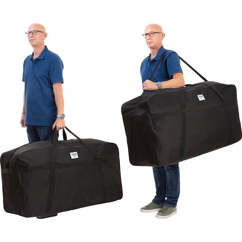 Дорожня сумка TRAVELZ Bag 235 Black (604348) Матеріал поліестер