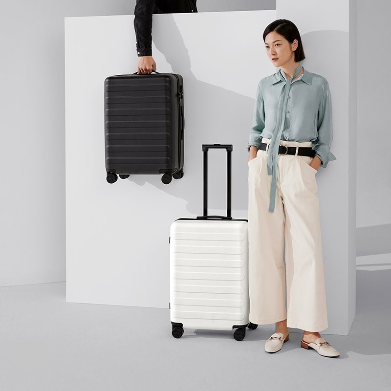 Зовнішній вигляд Валіза XIAOMI Ninetygo Business Travel Luggage 20" White (6941413216678)