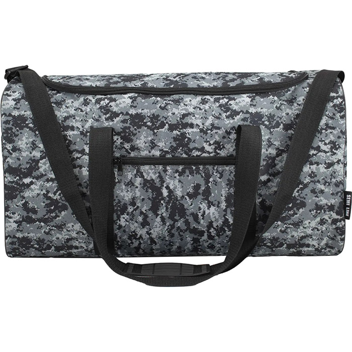Дорожня сумка SEMI LINE 52 Black Camo (A3032-5) Замок без замка