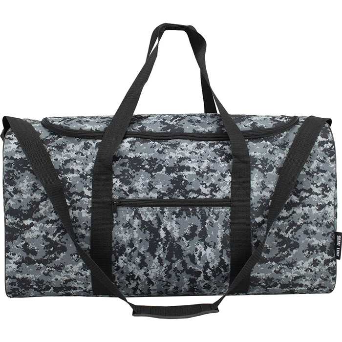 Дорожня сумка SEMI LINE 52 Black Camo (A3032-5)