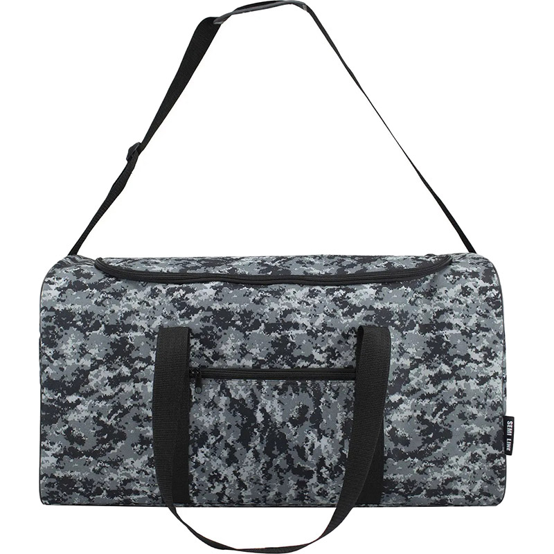 Дорожня сумка SEMI LINE 52 Black Camo (A3032-5) Об’єм 52