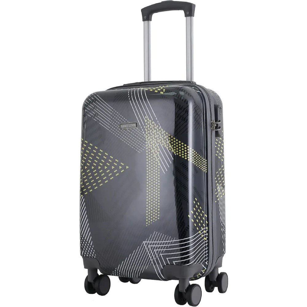 Валіза SEMI LINE 20" S Back Pattern (T5651-1) Замок вбудований TSA