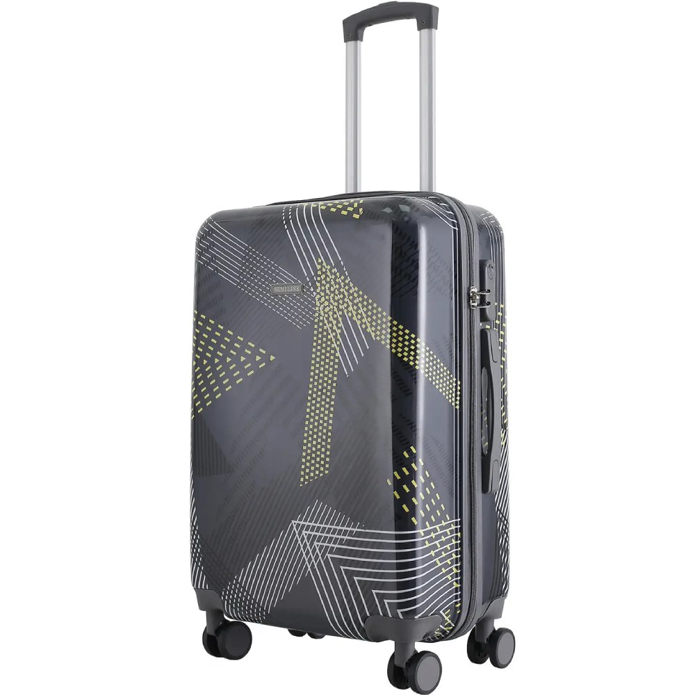 Валіза SEMI LINE 24" M Back Pattern (T5651-2) Замок вбудований TSA