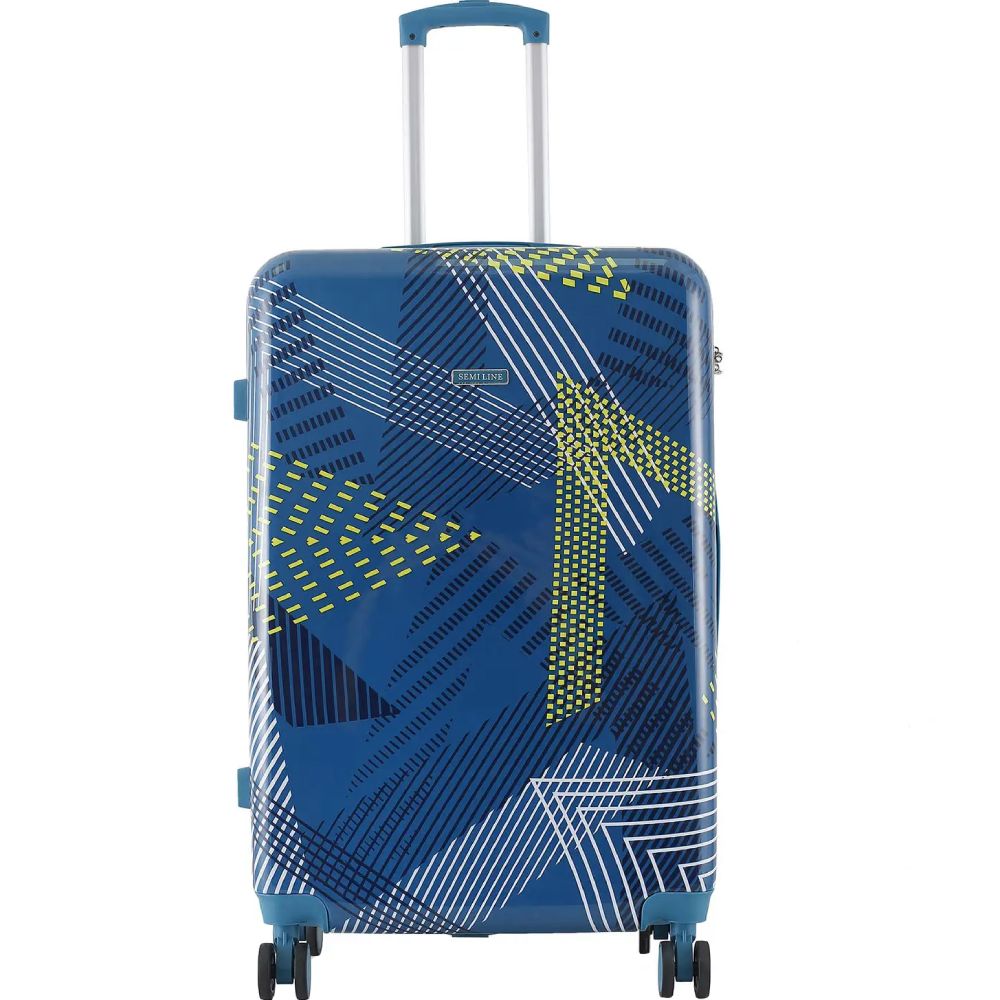 Валіза SEMI LINE 28" L Blue Pattern (T5652-3)