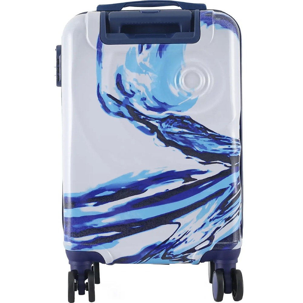 Валіза SEMI LINE 20" S White/Blue Print (T5653-1) Розмір малий