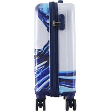 Валіза SEMI LINE 20" S White/Blue Print (T5653-1)
