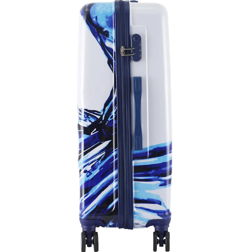 Валіза SEMI LINE 28" L White/Blue Print (T5653-3) Особливості телескопічна ручка