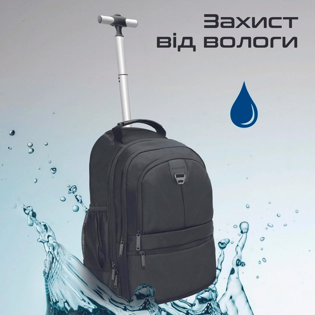 Зовнішній вигляд Сумка-рюкзак Promate Compact-TR 15.6" Black (compact-tr.black)