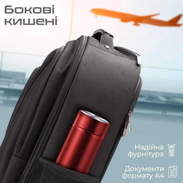 Внешний вид Сумка-рюкзак Promate Mogul-TR 16" Black (mogul-tr.black)