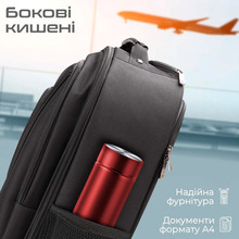 Сумка-рюкзак Promate Mogul-TR 16" Black (mogul-tr.black)