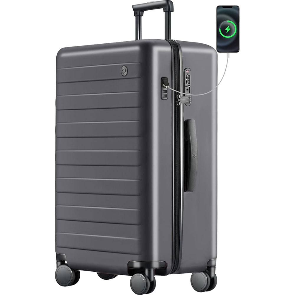 Чемодан RUNMI Ninetygo Rhine PRO Plus Luggage 29" Grey (6971732585247) Замок встроенный TSA