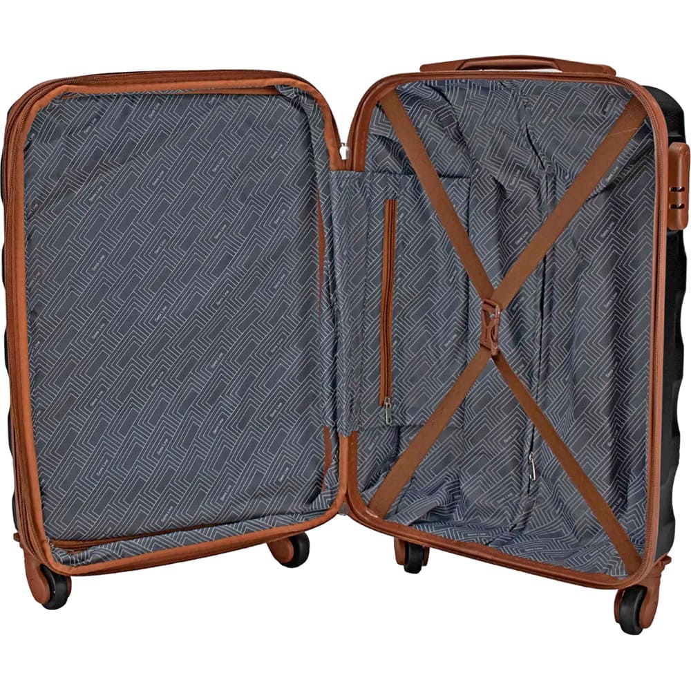 Чемодан Semi Line Graphite 28" (T5644-3) Особенности ремни для фиксации