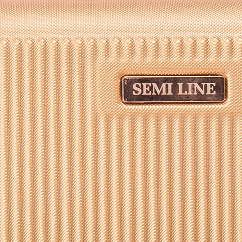 Фото Бьюти-кейс SEMI LINE 16L Gold (T5663-2)