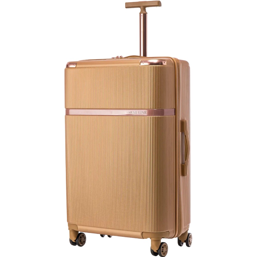 Чемодан SEMI LINE 28" L Gold (T5667-4) Замок встроенный TSA