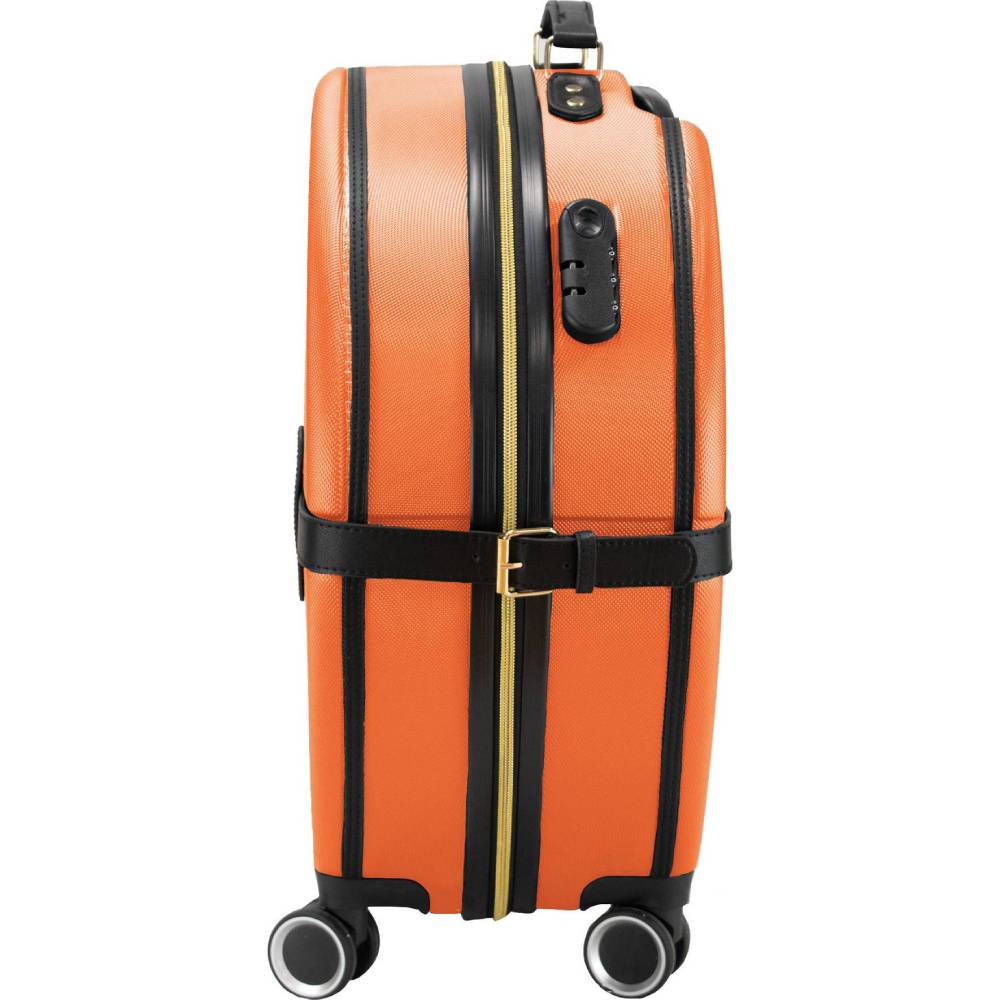 Валіза SEMI LINE 20" S Orange/Black (T5675-2) Матеріал пластик