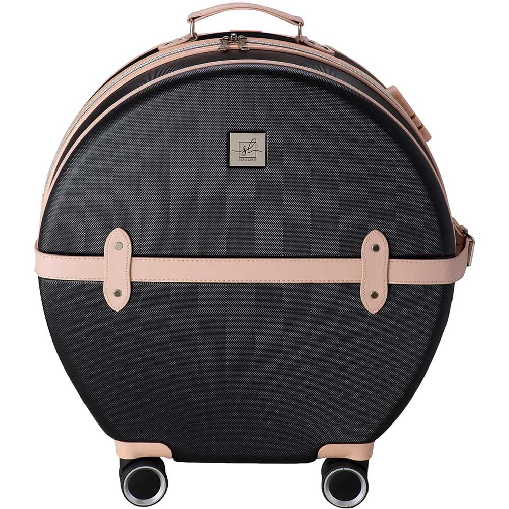 Чемодан SEMI LINE 20" S Black/Pink Cream (T5671-2)