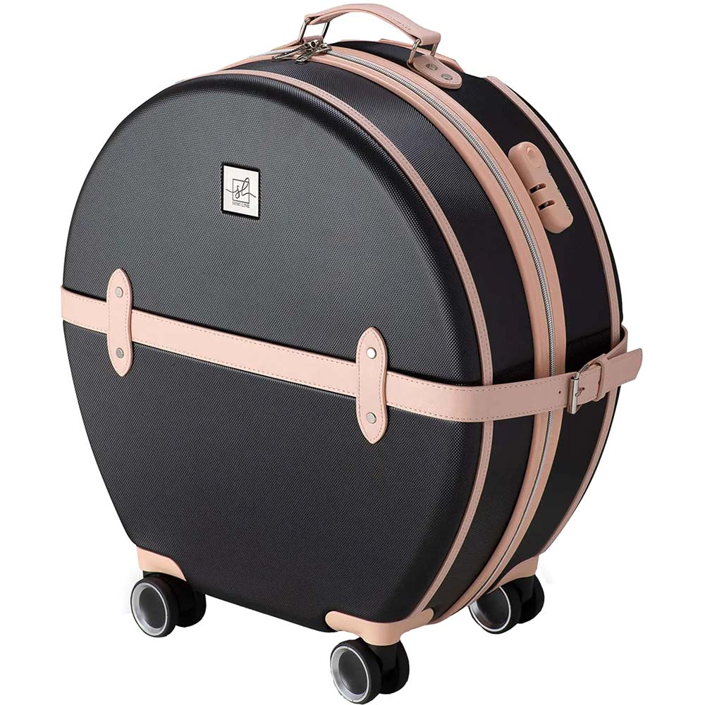 Валіза SEMI LINE 20" S Black/Pink Cream (T5671-2) Замок вбудований TSA