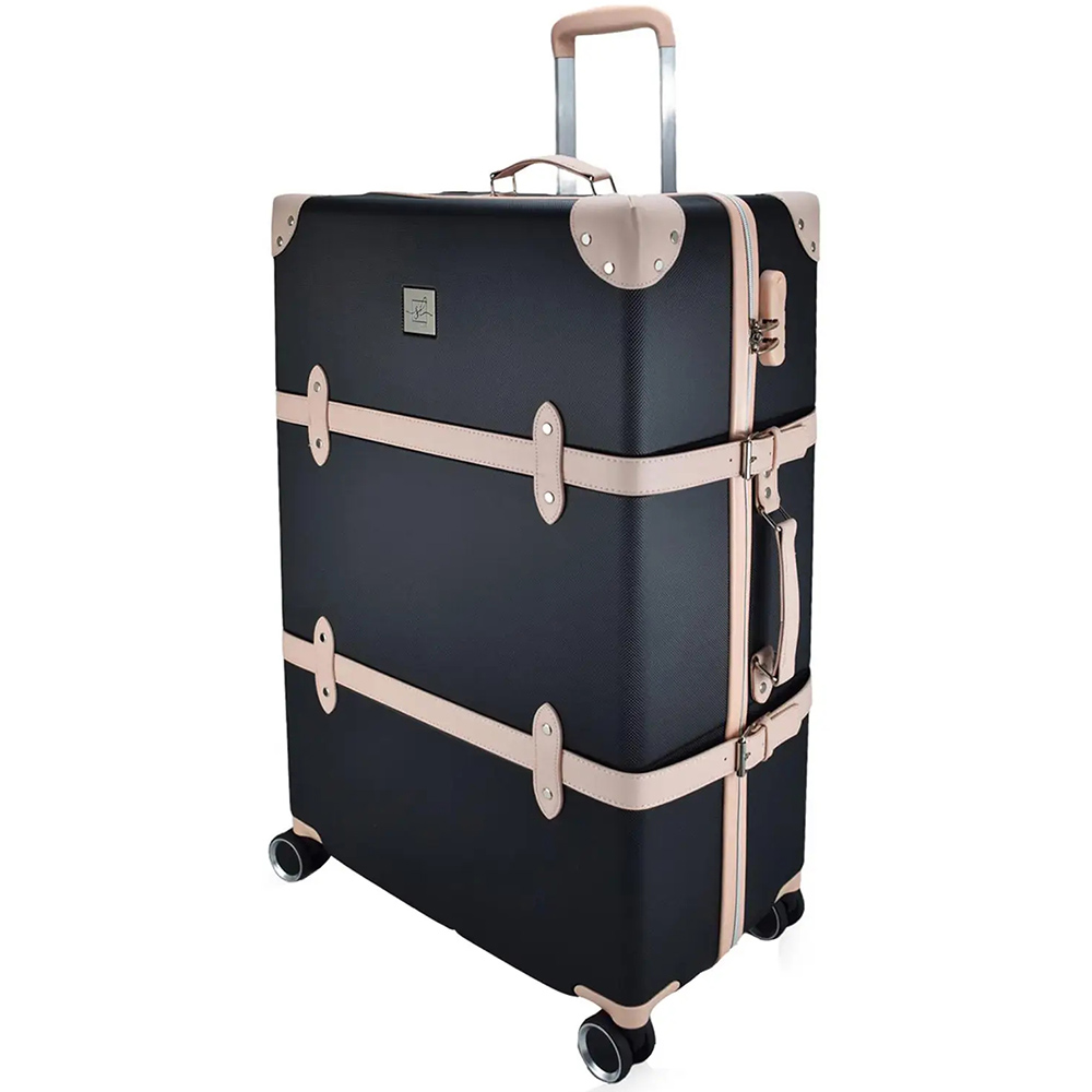 Валіза SEMI LINE 28" L Black/Pink Cream (T5671-4) Замок вбудований TSA