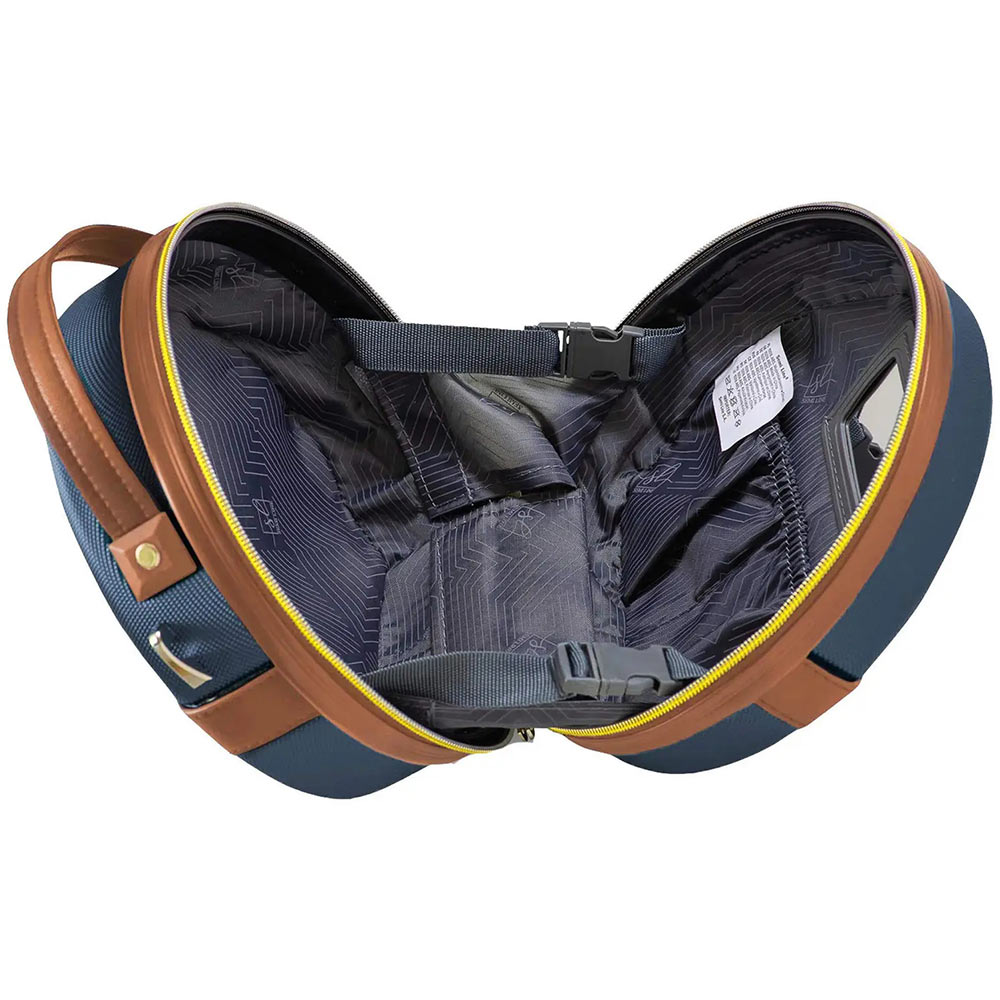 Бьюті-кейс SEMI LINE 5L Blue/Brown (T5672-1) Матеріал пластик