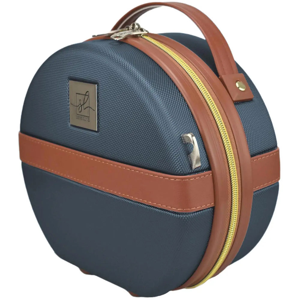Бьюті-кейс SEMI LINE 5L Blue/Brown (T5672-1) Замок без замка