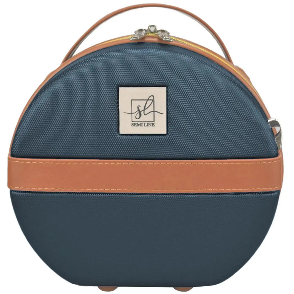 Бьюті-кейс SEMI LINE 5L Blue/Brown (T5672-1)
