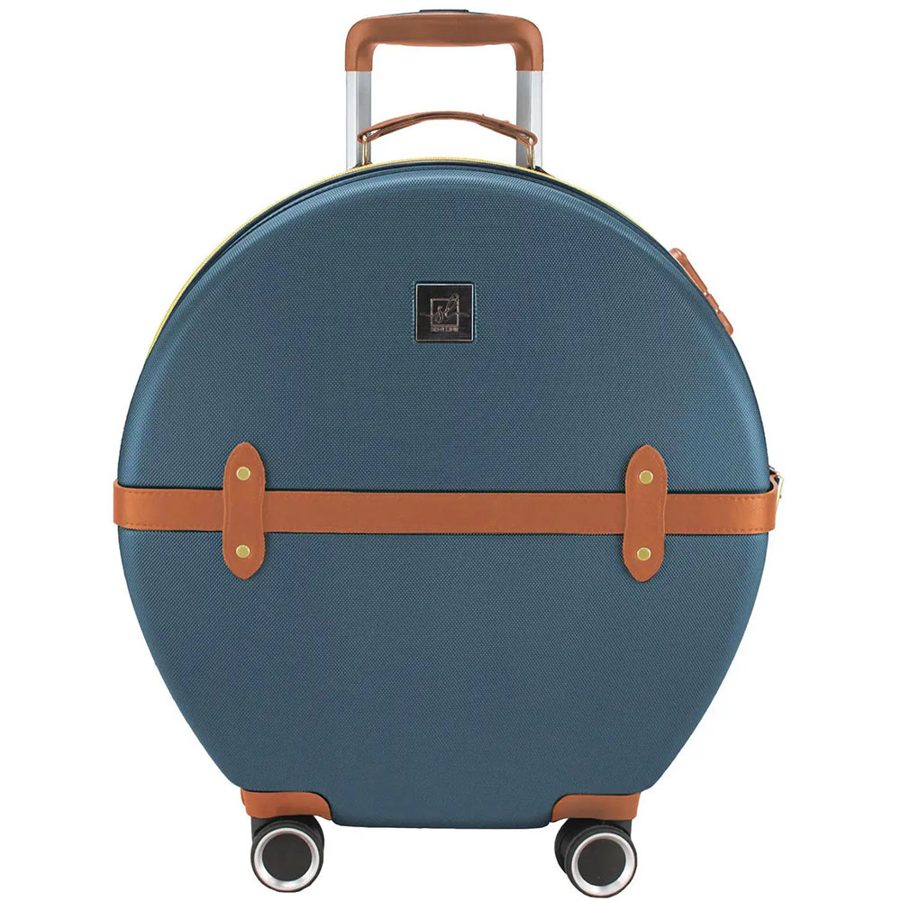 Валіза SEMI LINE 20" S Blue/Brown (T5672-2)