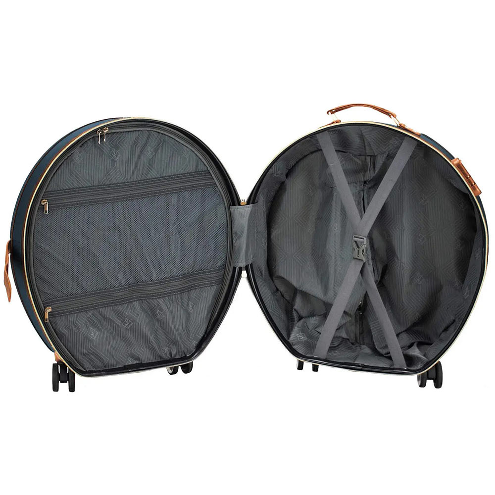 Валіза SEMI LINE 20" S Blue/Brown (T5672-2) Розмір малий